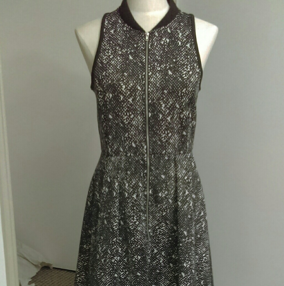 CLEAN! C-LECTIVE BLACK & WHITE PRINT DRESS